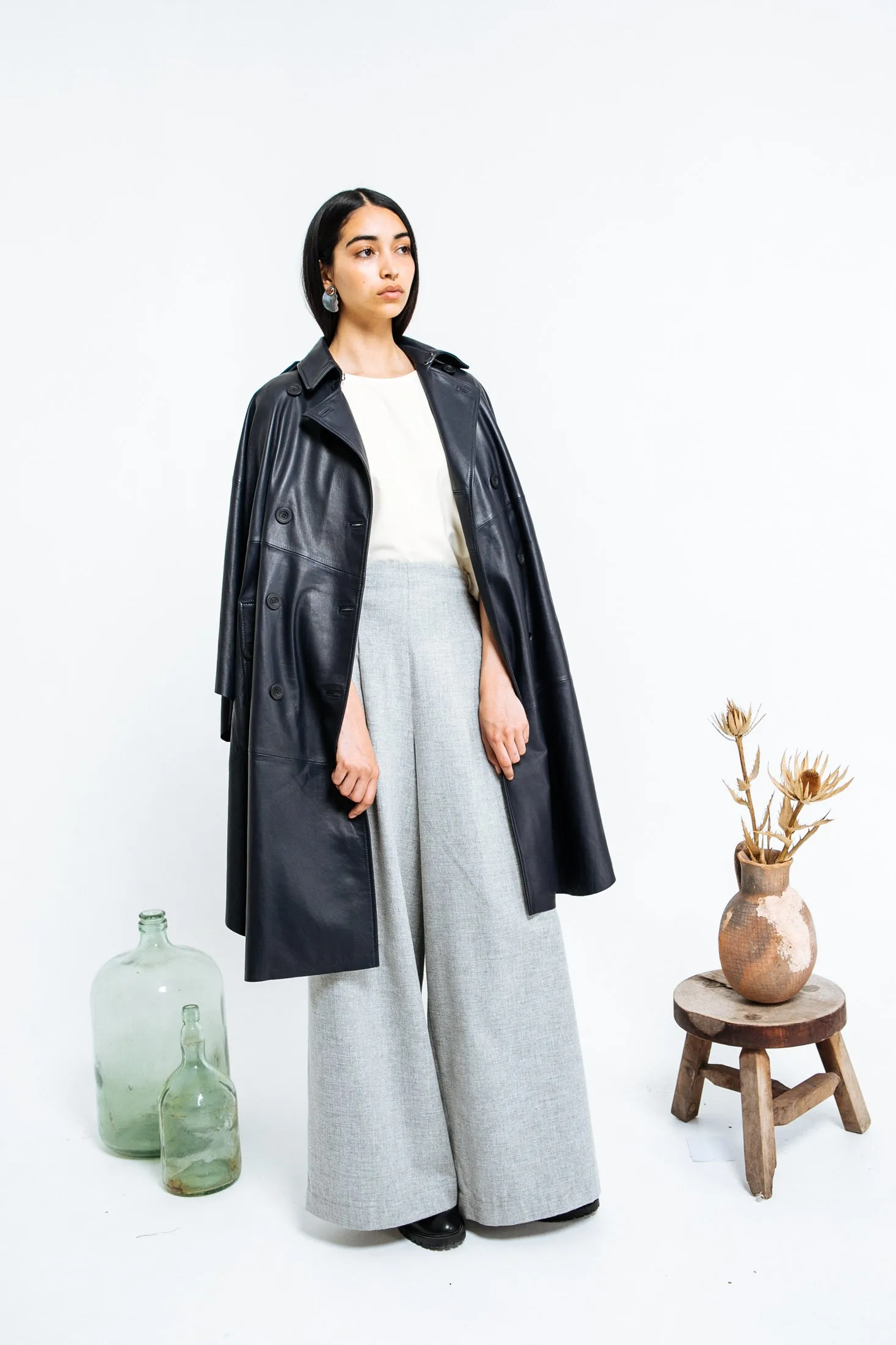 Grey Alpaca Parker by Recreo San Miguel