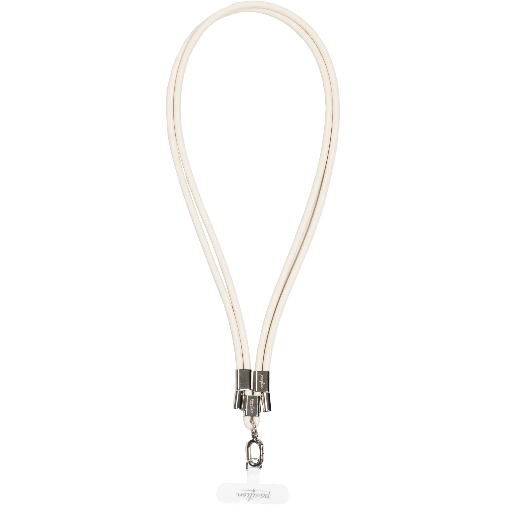 Ivory Adjustable Silicone Crossbody Phone Lanyard
