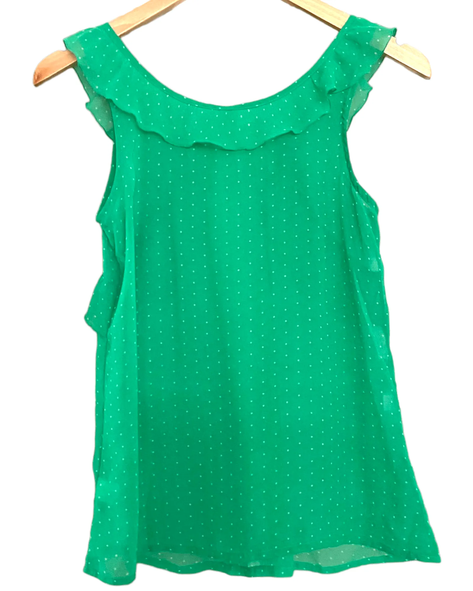 Light Spring Parakeet Green Dot Top