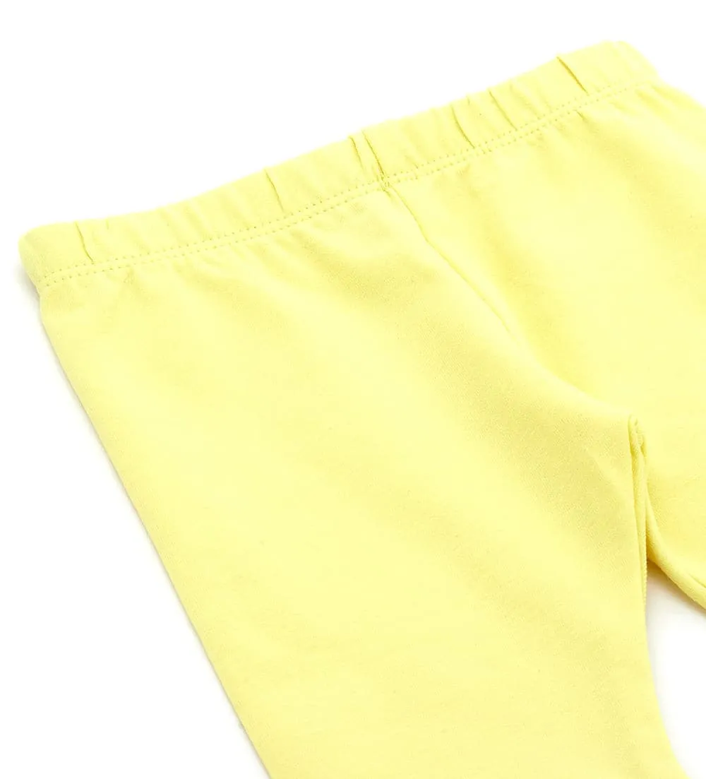 SHORT BREATHABLE SOFT STRETCHY COTTON LEGGINGS